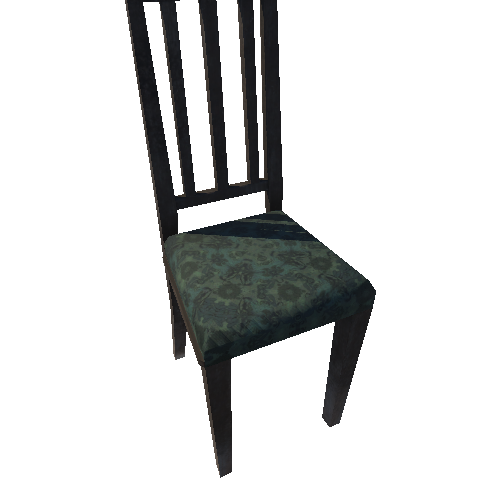 Cushioned Chair 02
